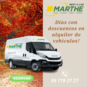 Promociones rent a car otoño 2022|Grupo Marthe
