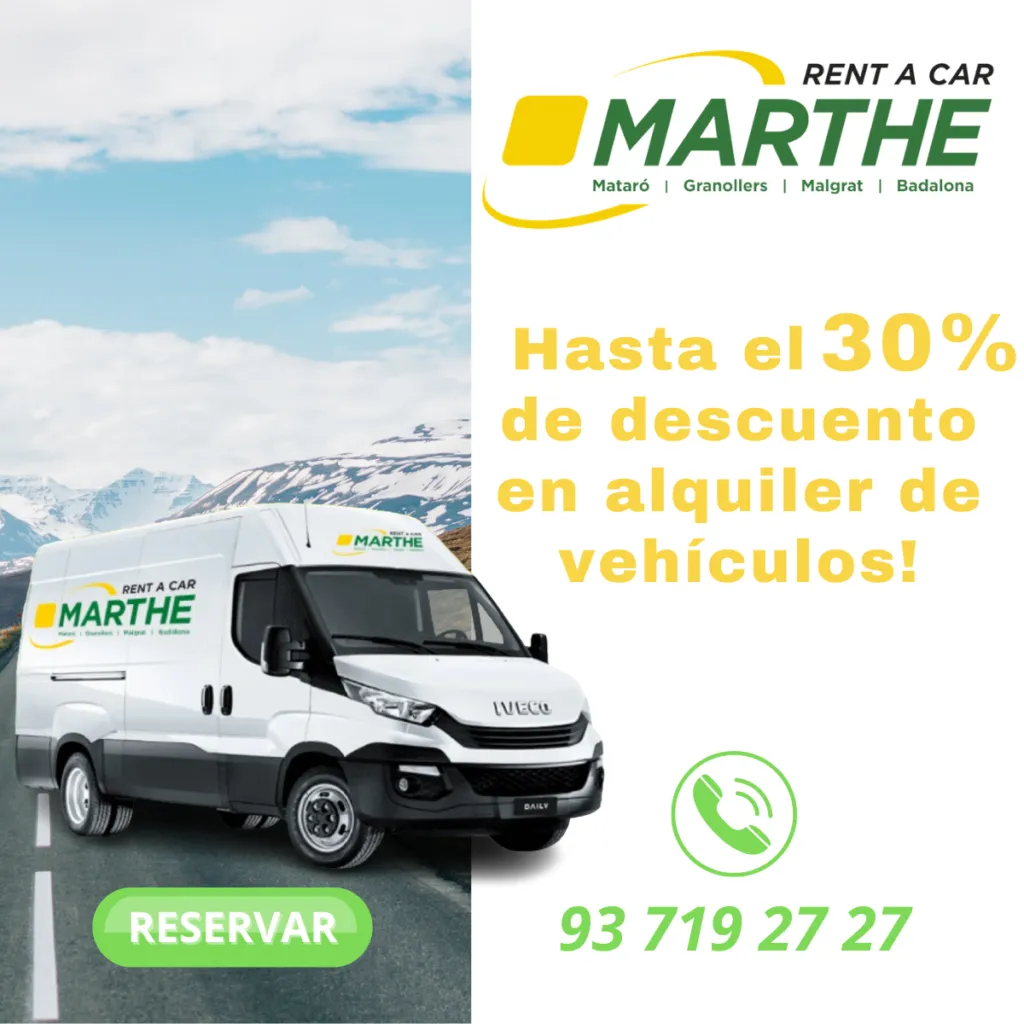 Grupo Marthe | Autotaller y alquiler de coches, furgonetas y camiones en el Maresme | ¡Rebajas de enero! Nuevos descuentos en rent a car!