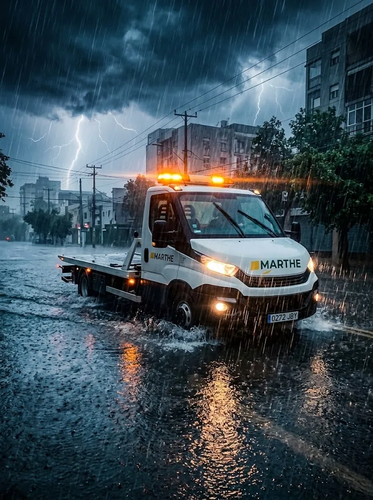 Grupo Marthe | Autotaller y alquiler de coches, furgonetas y camiones en el Maresme | Entre rieras, balsas de agua y tormentas: Cómo actuar si el temporal te pilla al volante en Cataluña